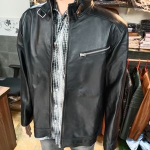 Men's genuine leather jacket
